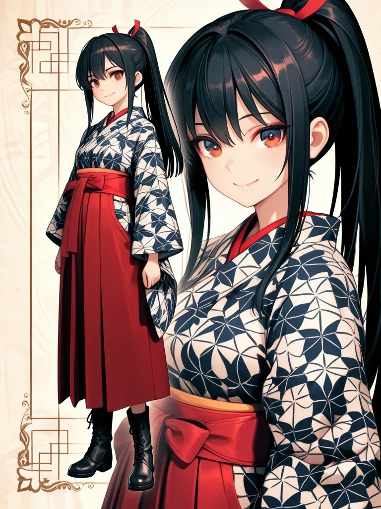 はいからさんが立ってる