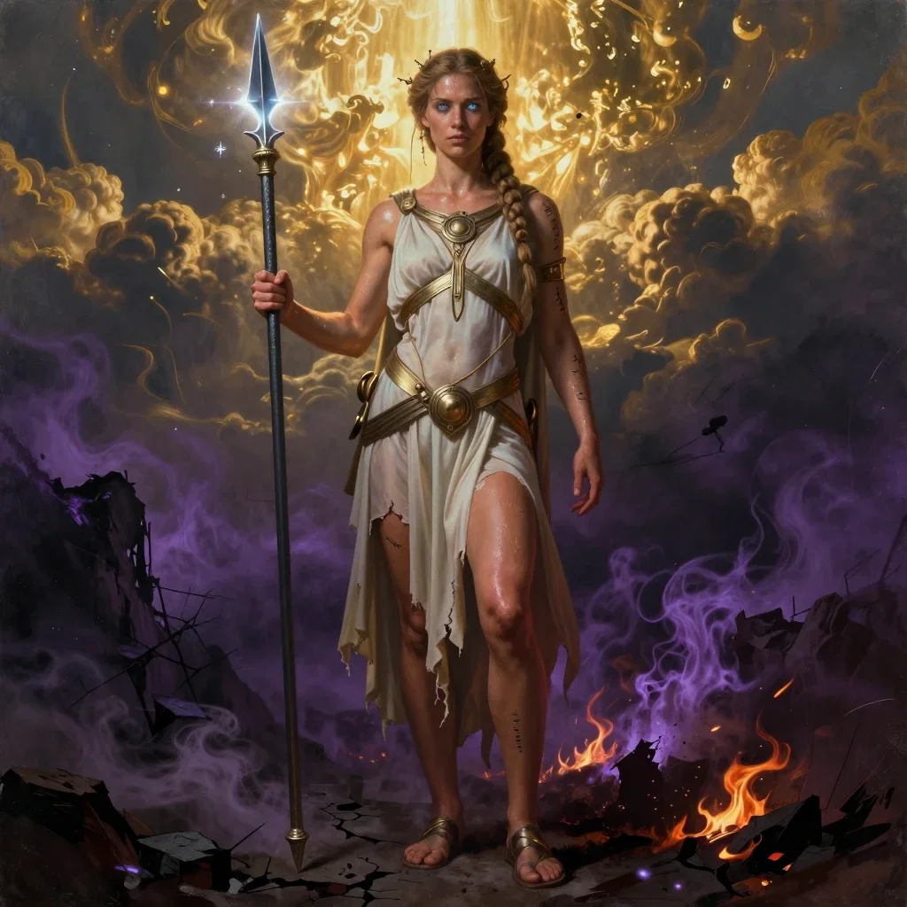 Portrait of a stunning goddess