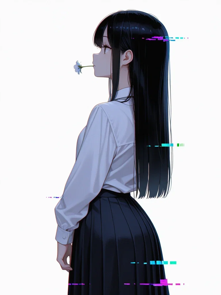 「口に咥えたら、花言葉を主張出来るんでしょ？」