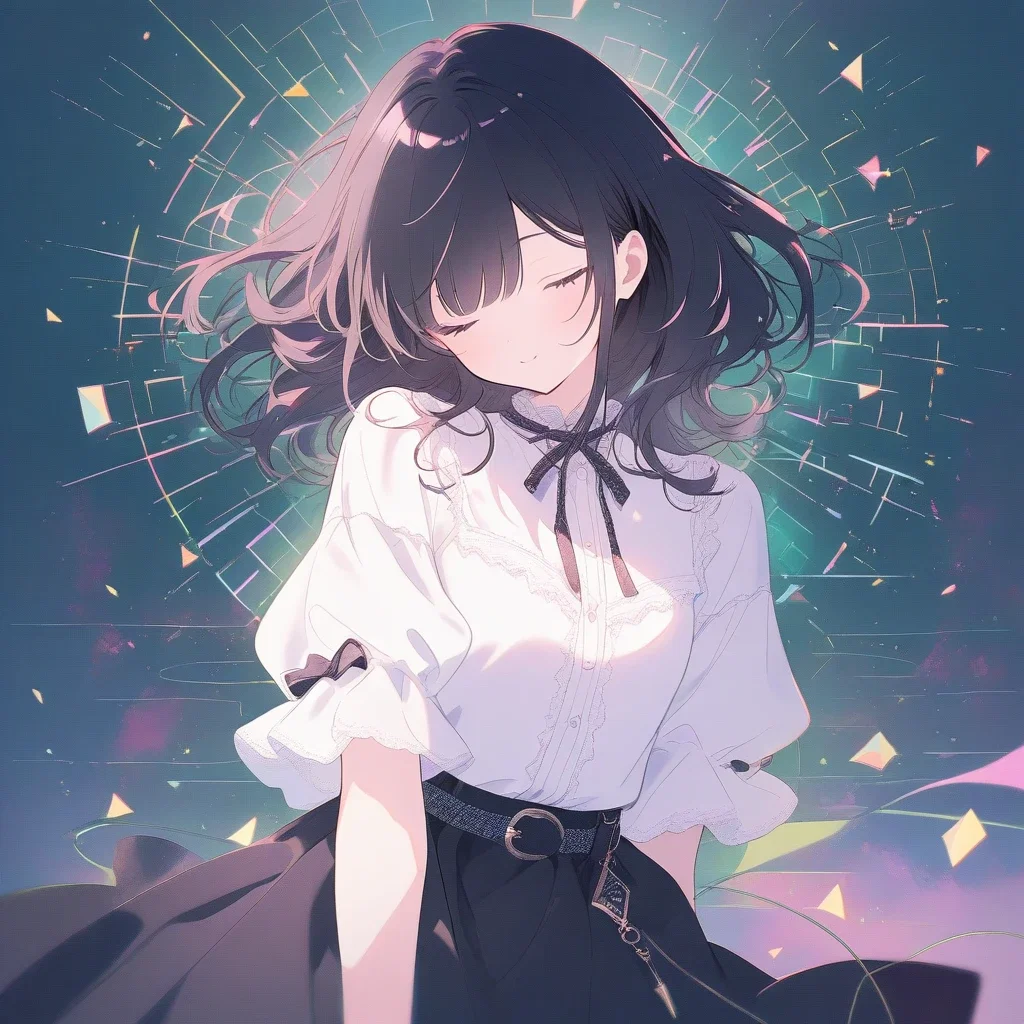 きらめく白黒少女