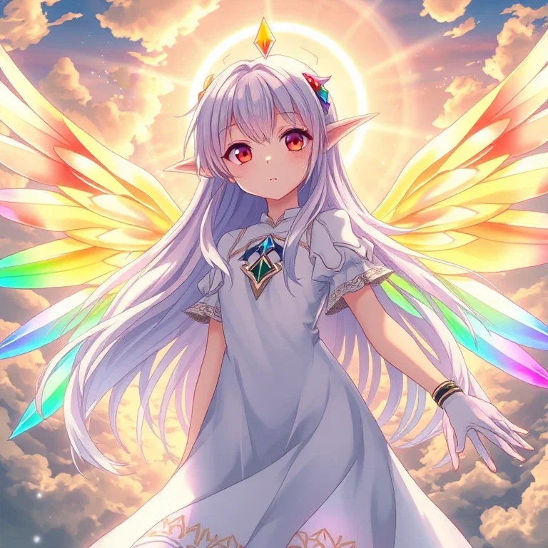 神のような少女