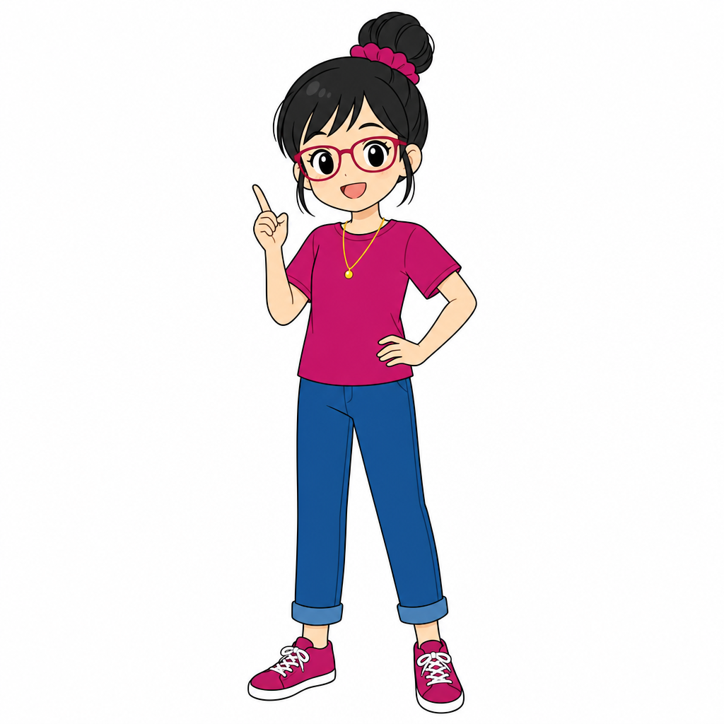 シンプルな私の立ち絵