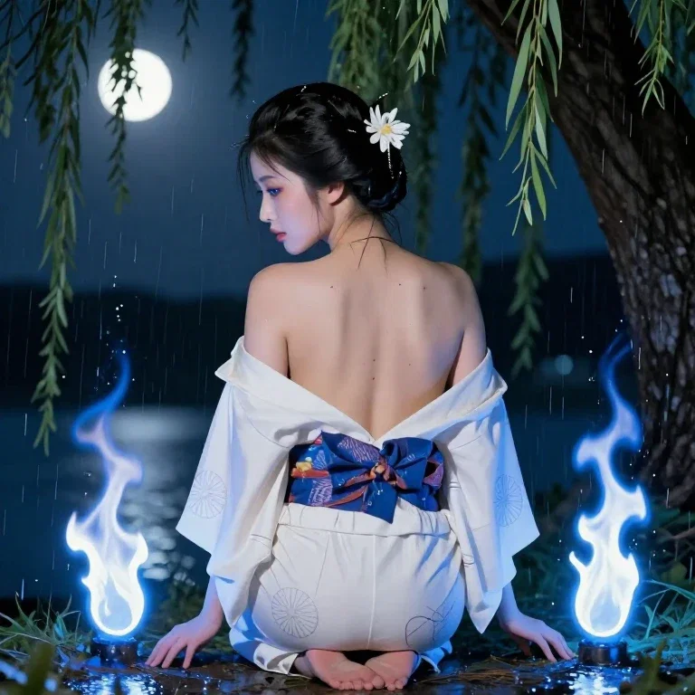 美しい日本の幽霊女