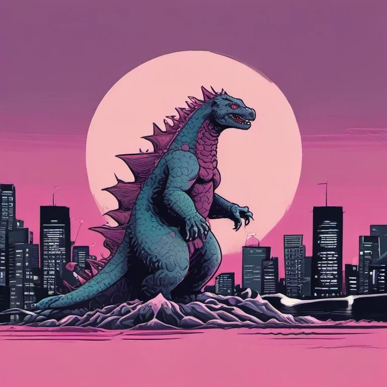 ゴジラ(和風)