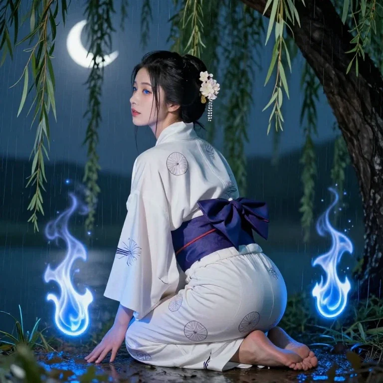 美しい日本の幽霊女
