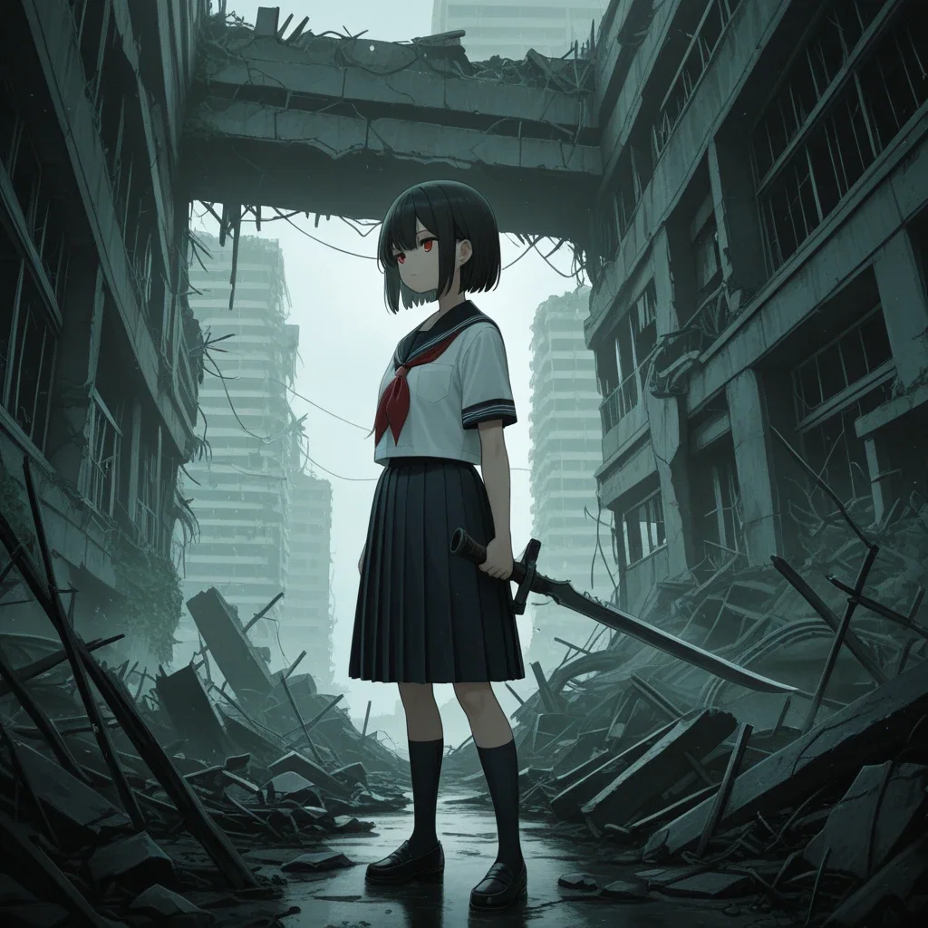 少女X廢墟？