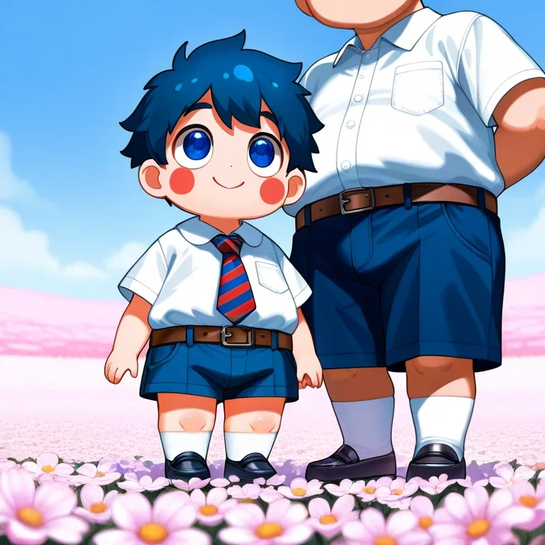 花畑の兄弟