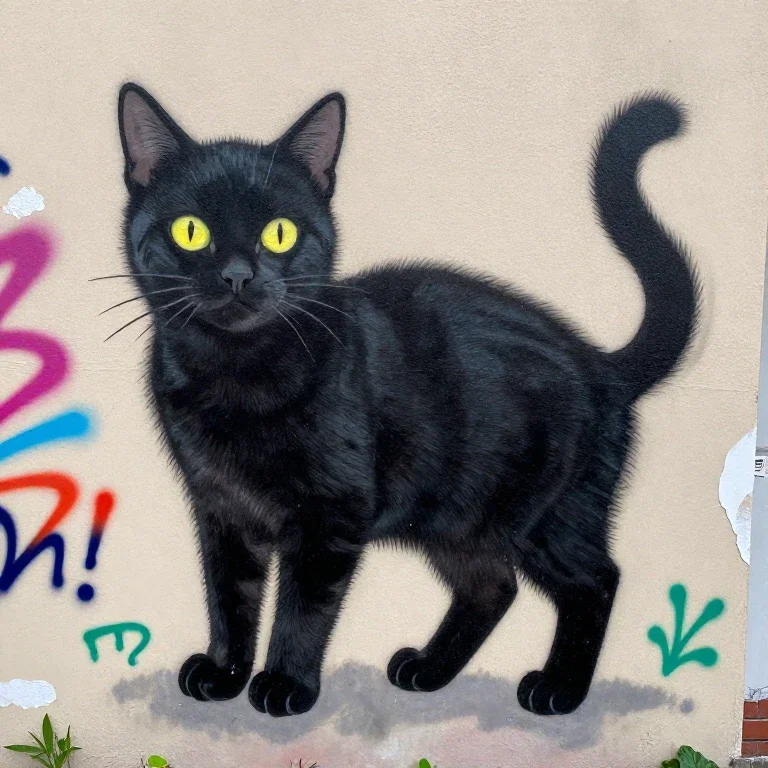 くろねこのらくがき