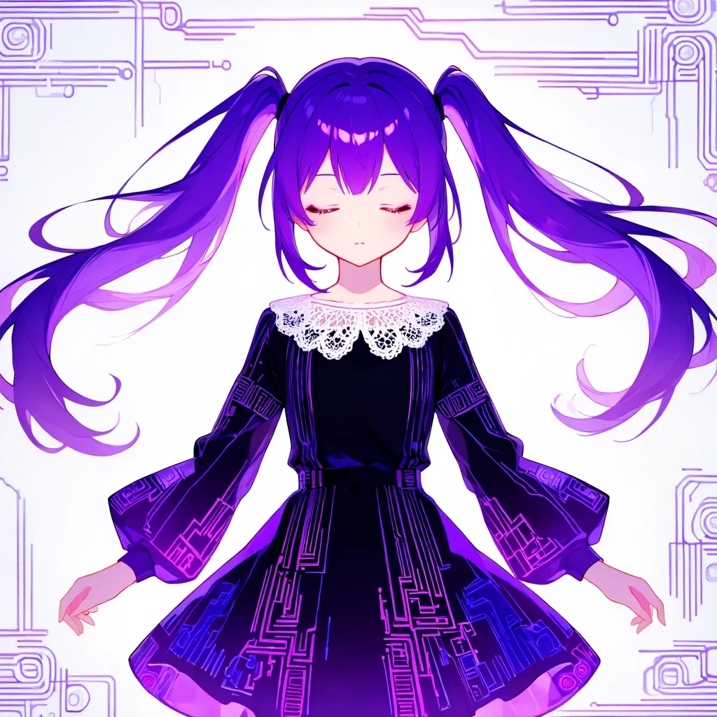 電脳世界の少女