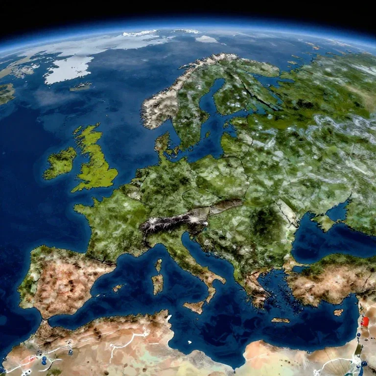 Earth rise European View