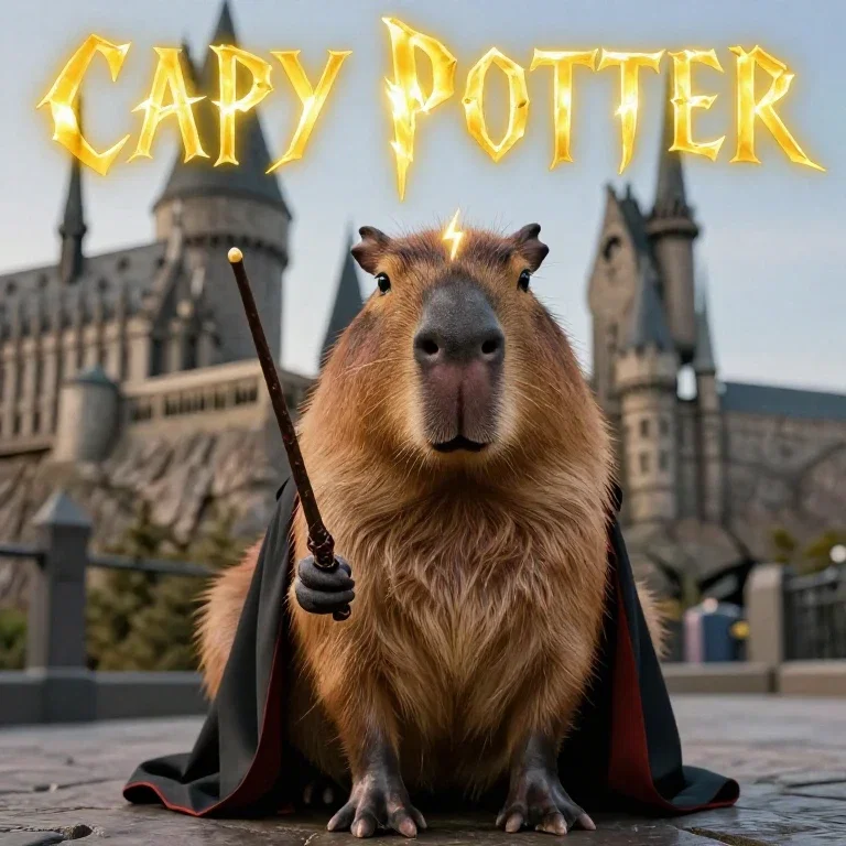 Harry Potter (capybara version)