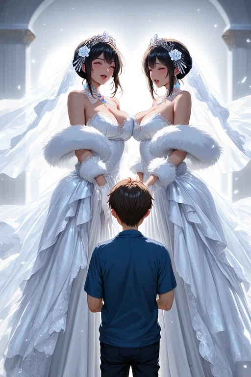 双子の雪の精