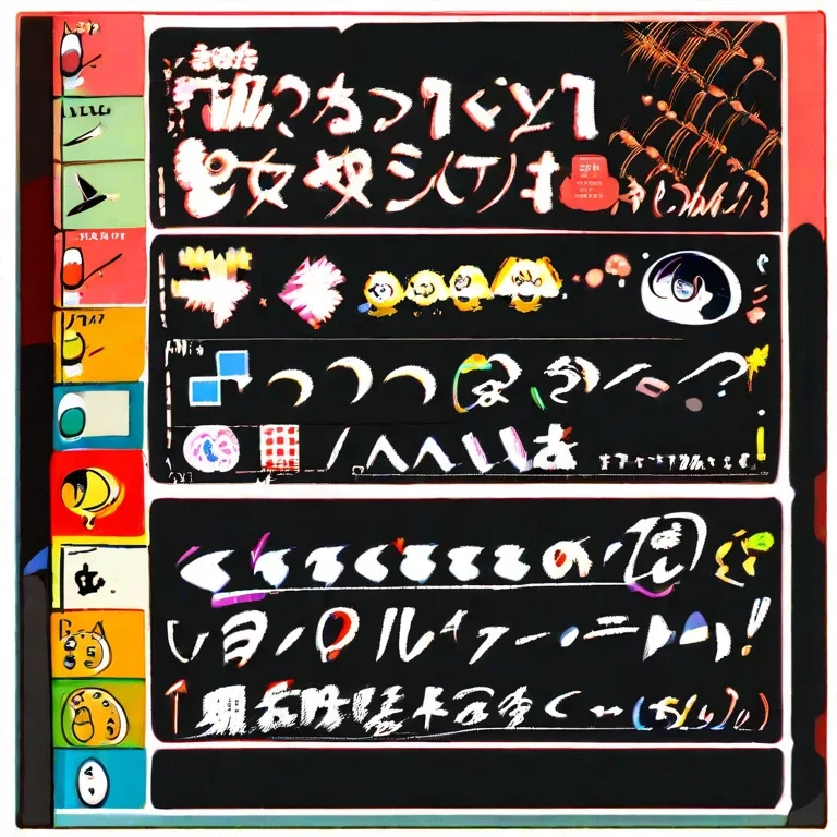 なんかの表