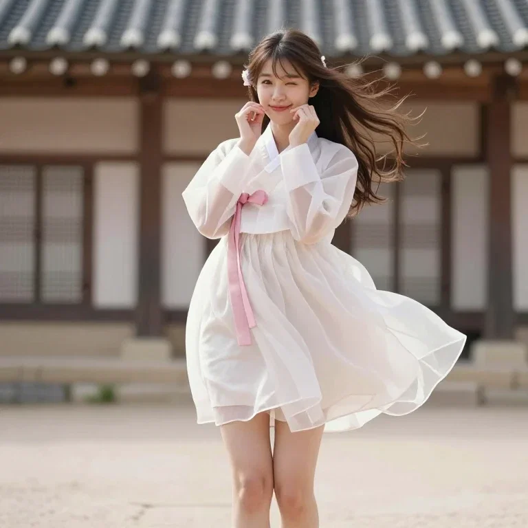 かわいいチマチョゴリ