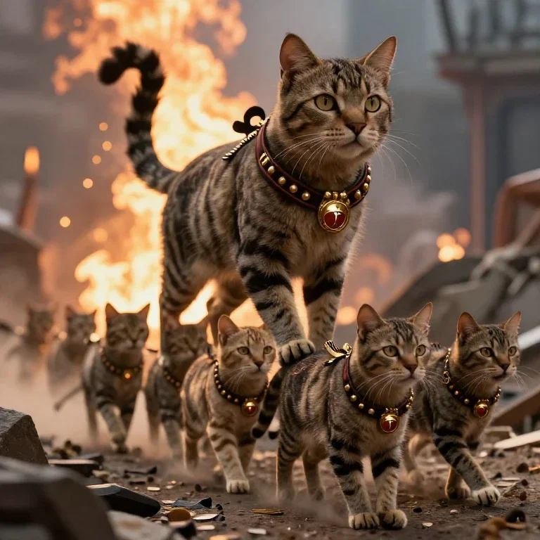 猫の大名行列