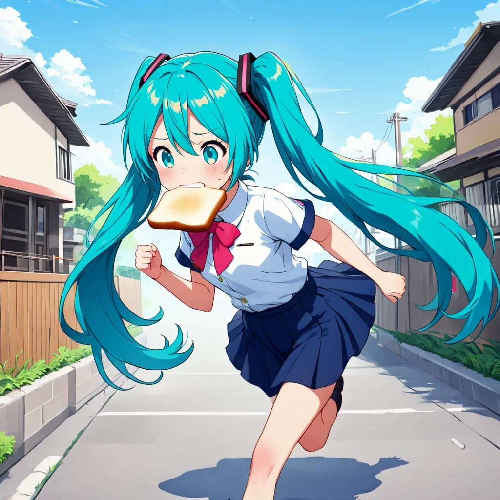 いっけなーい！遅刻遅刻！