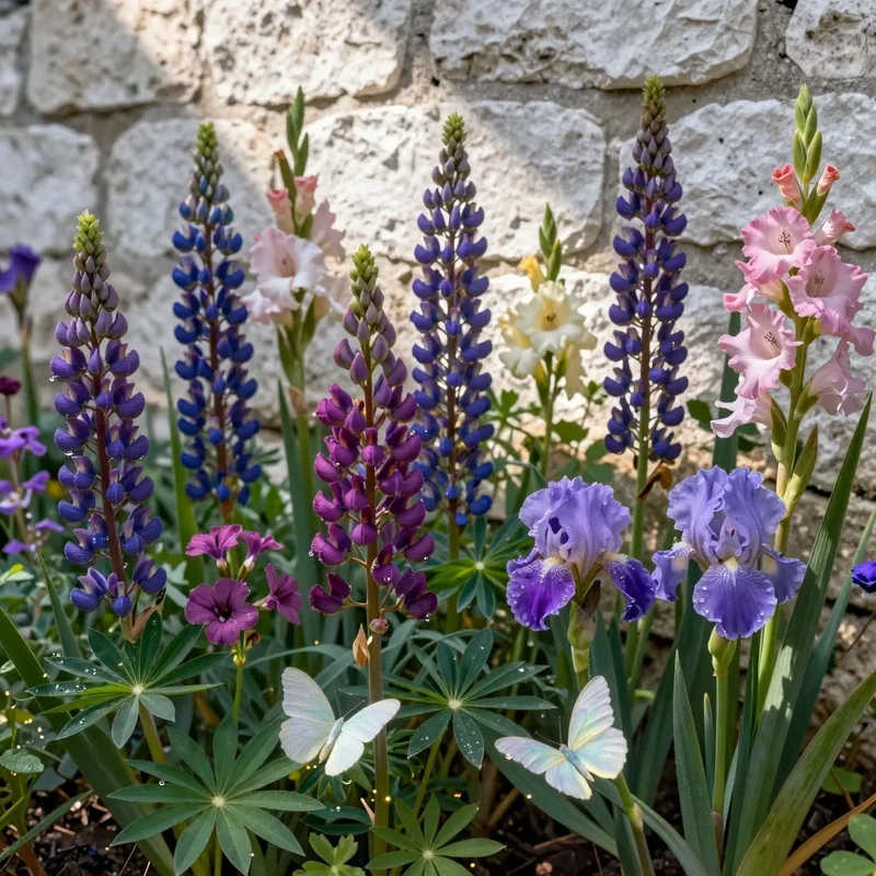 Beauté Florale dans la Rosée du Matin