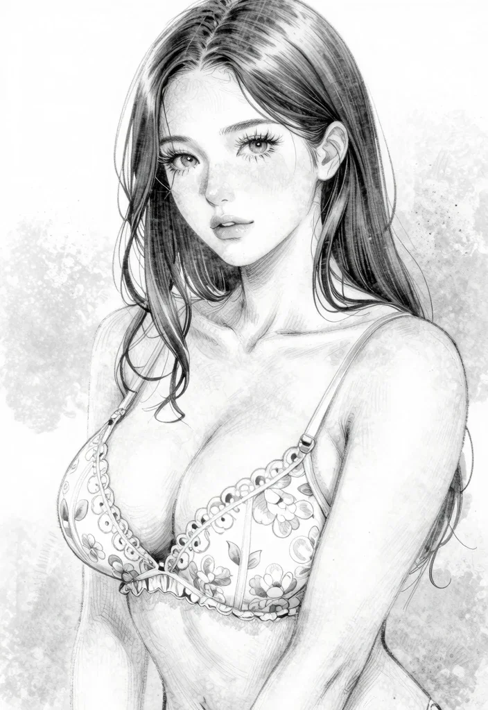 花柄の下着