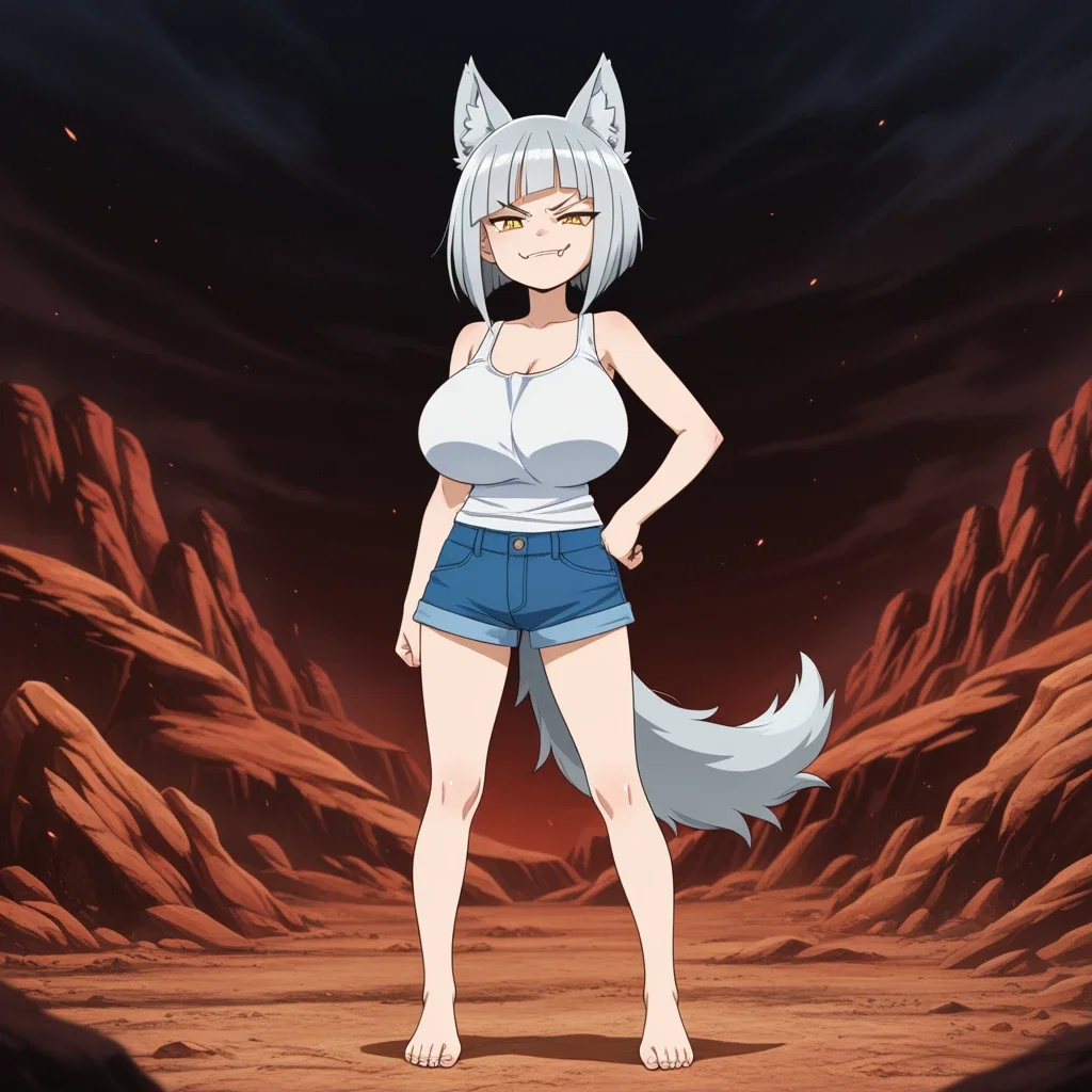 オオカミ少女　白狼