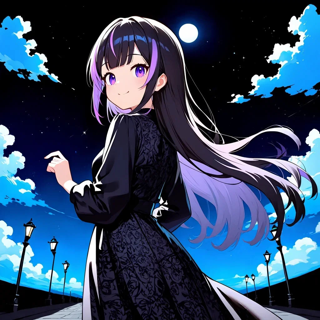 闇夜とNeta Luminaちゃん
