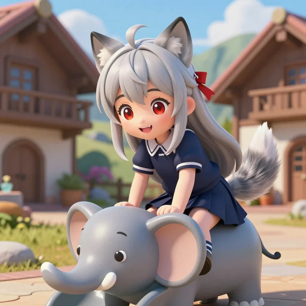 ゾウさんの遊具
