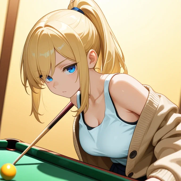 ビリヤード女子