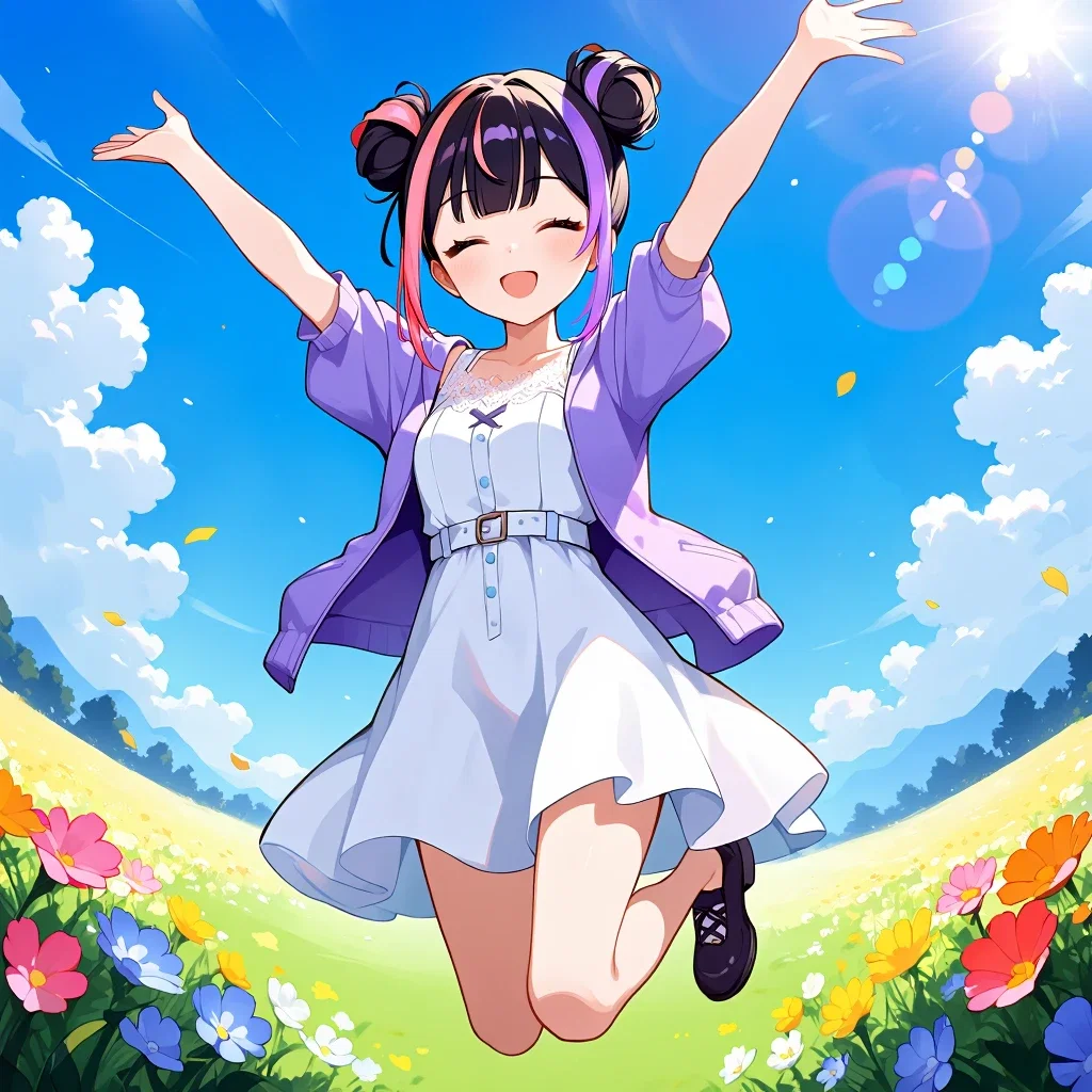 跳びはねるNeta Luminaちゃん