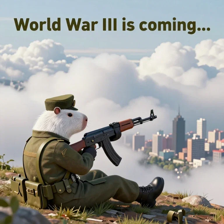 World War III is coming, capybara brothers…