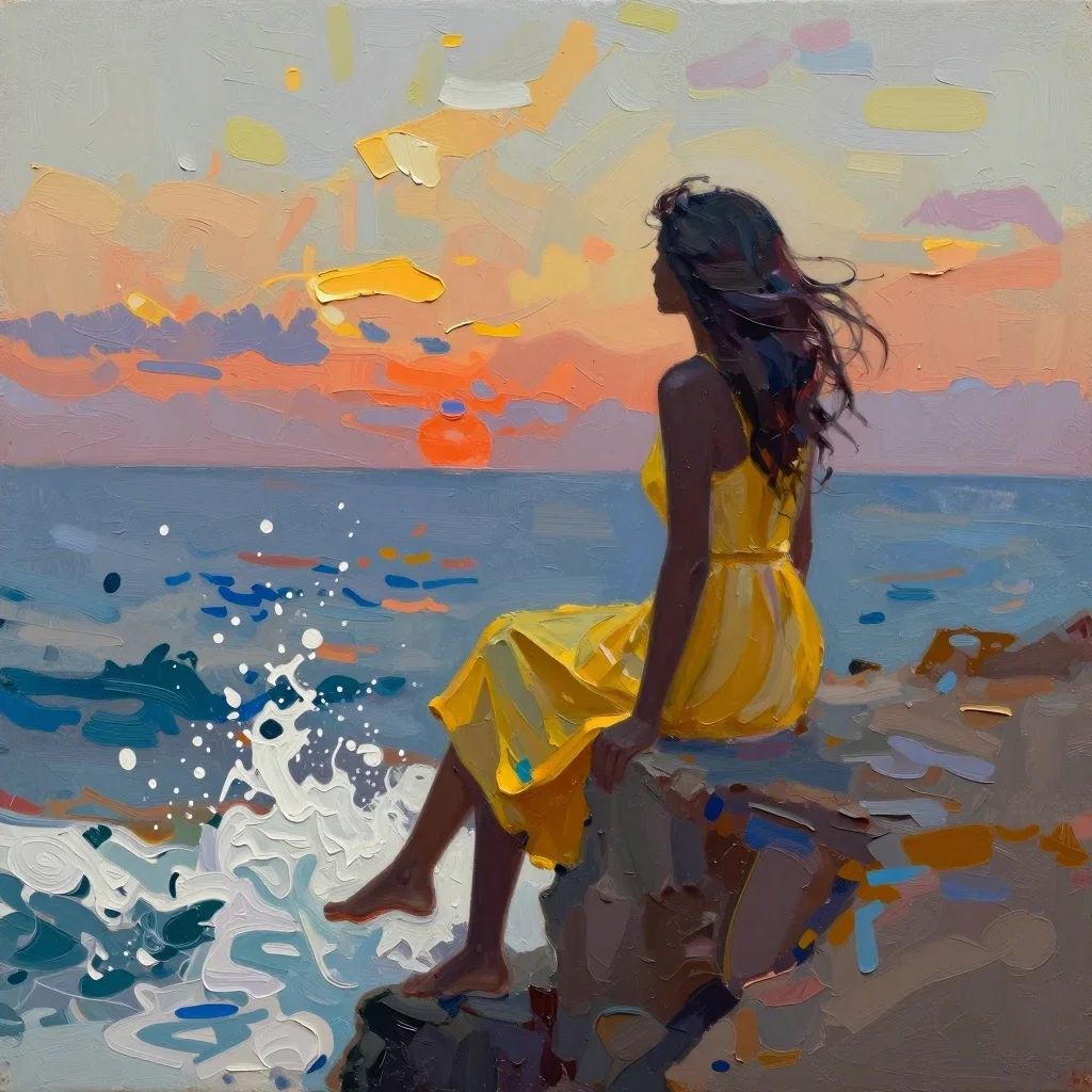 Woman at the Sea