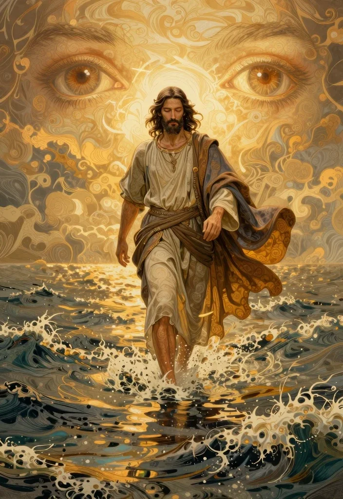 Jésus Marchant sur l'Eau