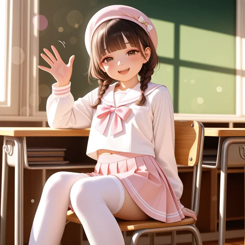おはよう　教室編