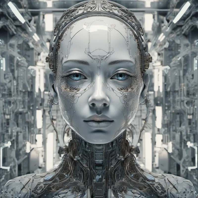 Androïde Futuriste Stylisé