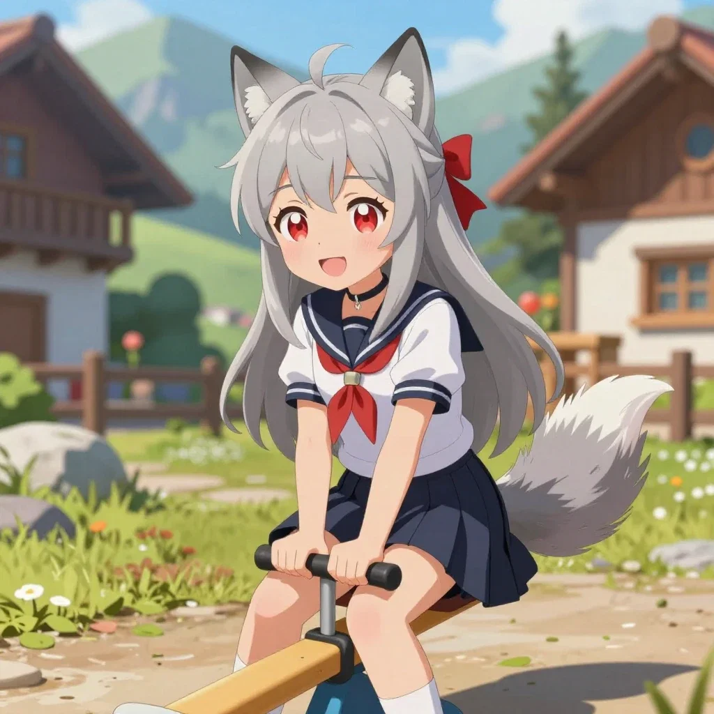 シーソーで遊ぼう