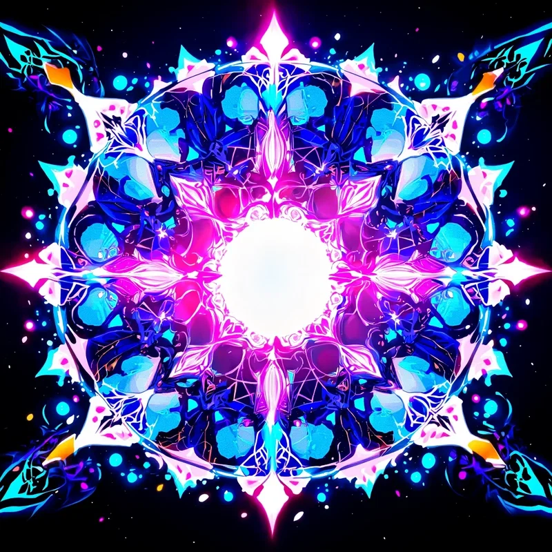 Mandala Céleste Lumineux