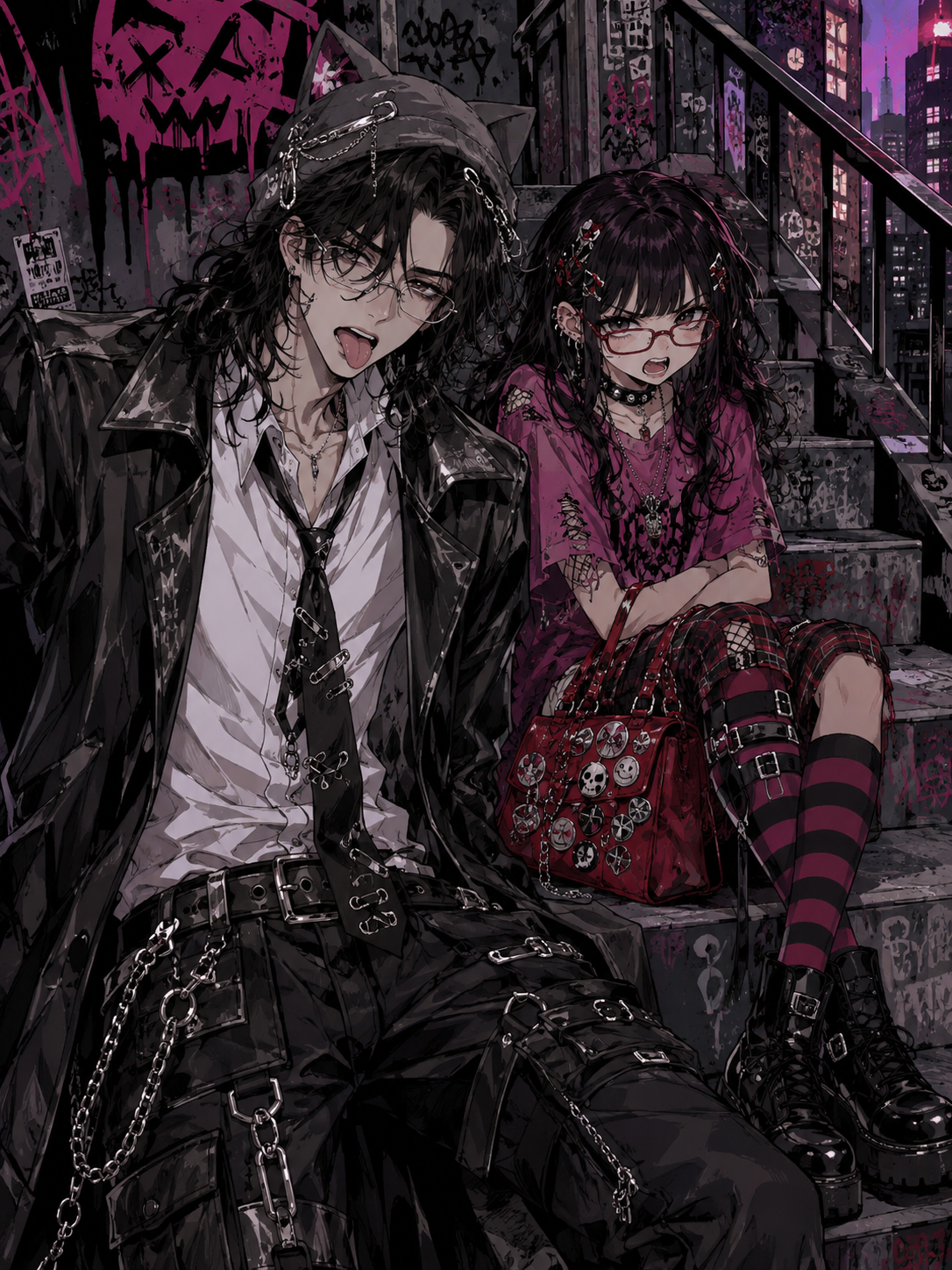 パンクファッション(ChatGPT)