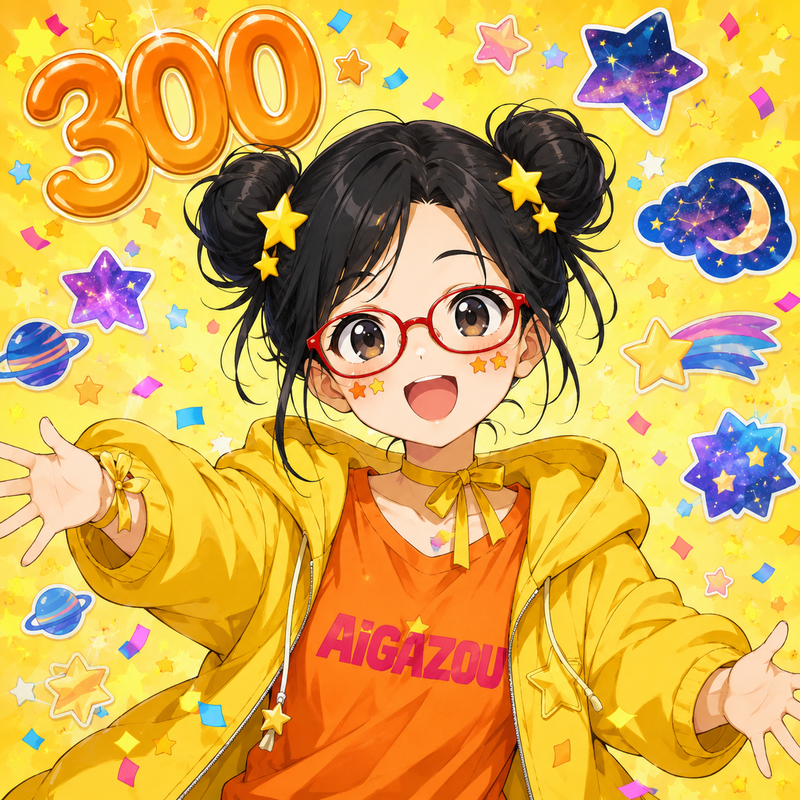 300投稿達成💛