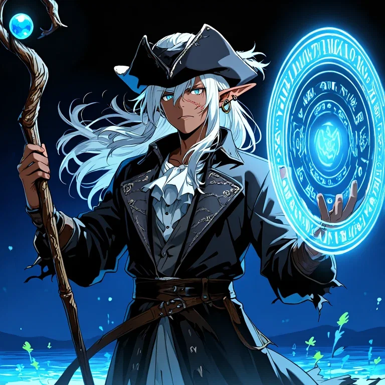 海賊エルフの魔術師