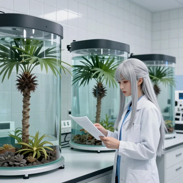 day of a palm tree research center