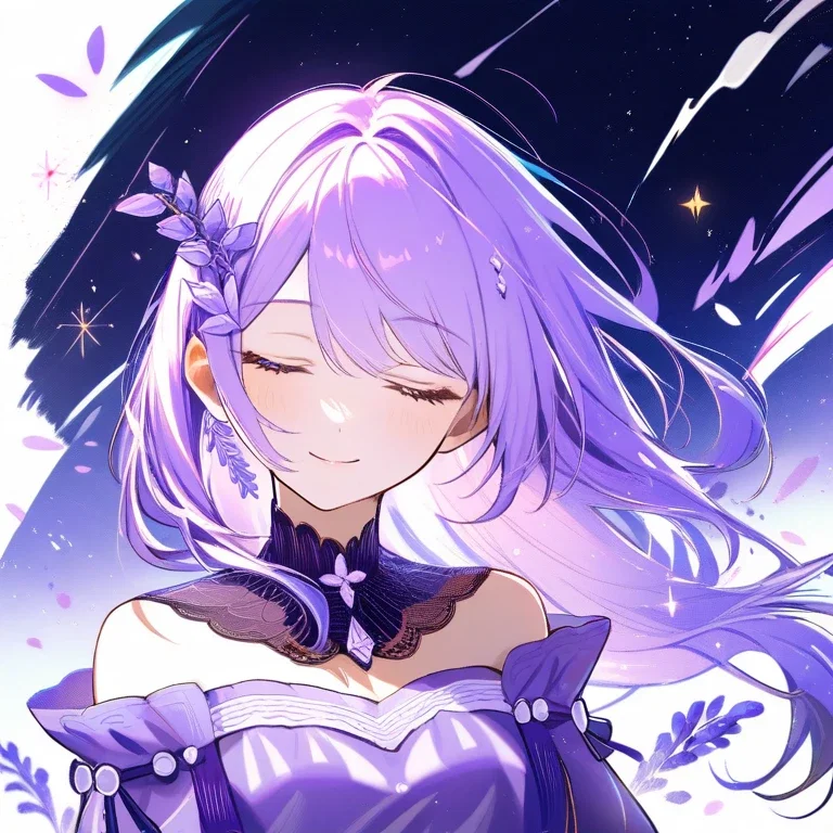 再燃のラベンダー少女