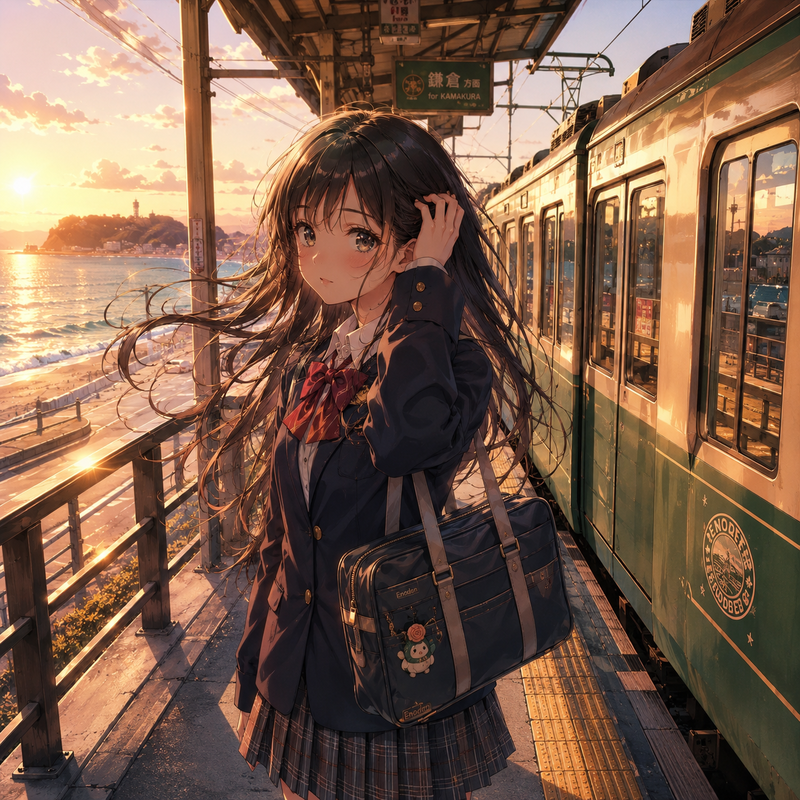 江ノ電少女