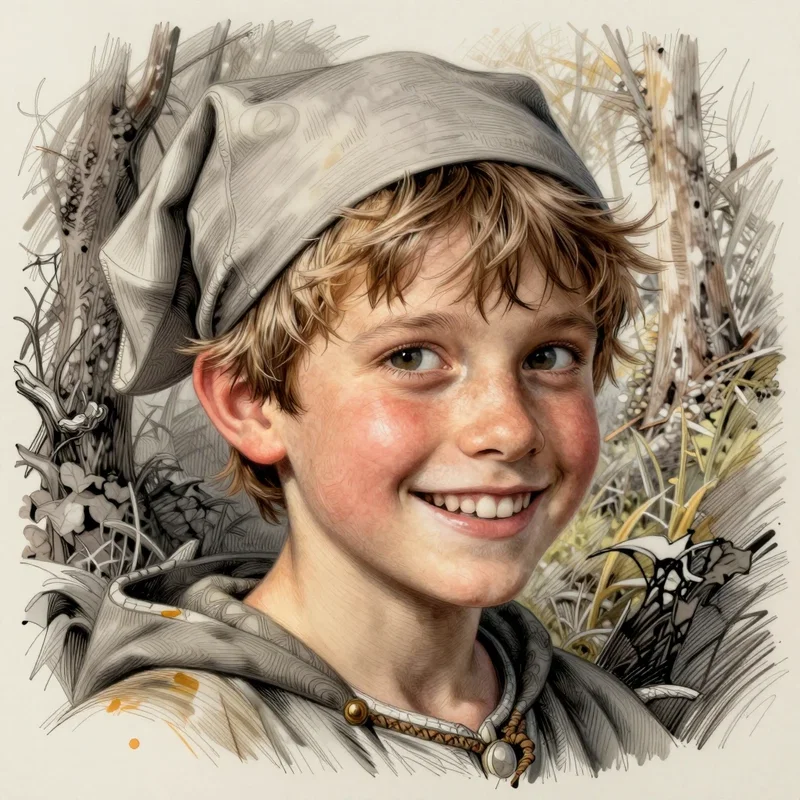 Jeune Garçon du Moyen Age