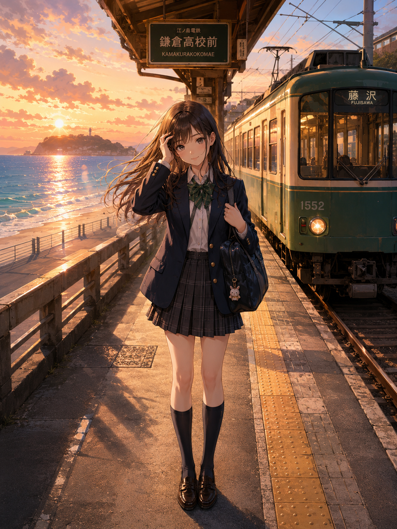 江ノ電少女
