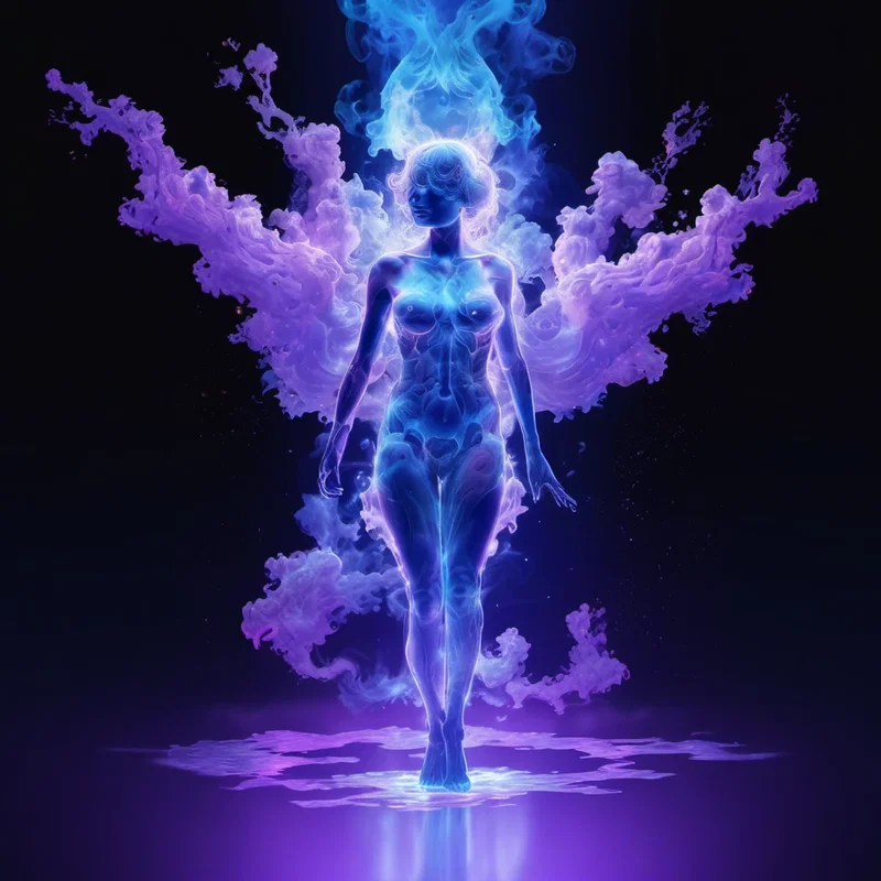 Femme Ethérée et Vaporeuse