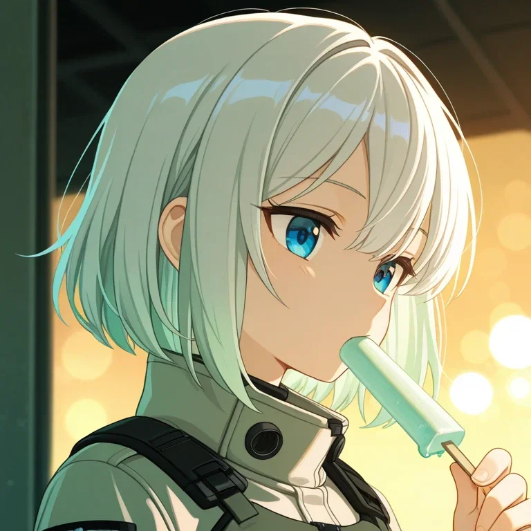 戦闘ですか いまアイス食べてるので