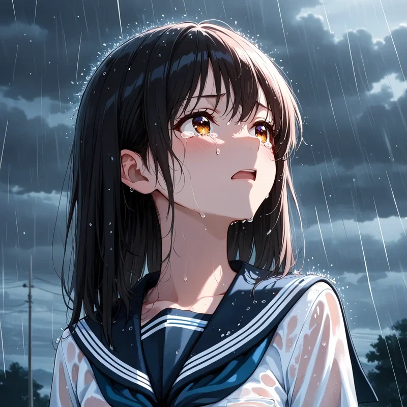 雨と悔し涙とセーラー服１