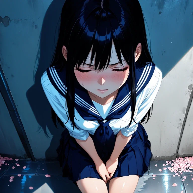 おしがま女子1