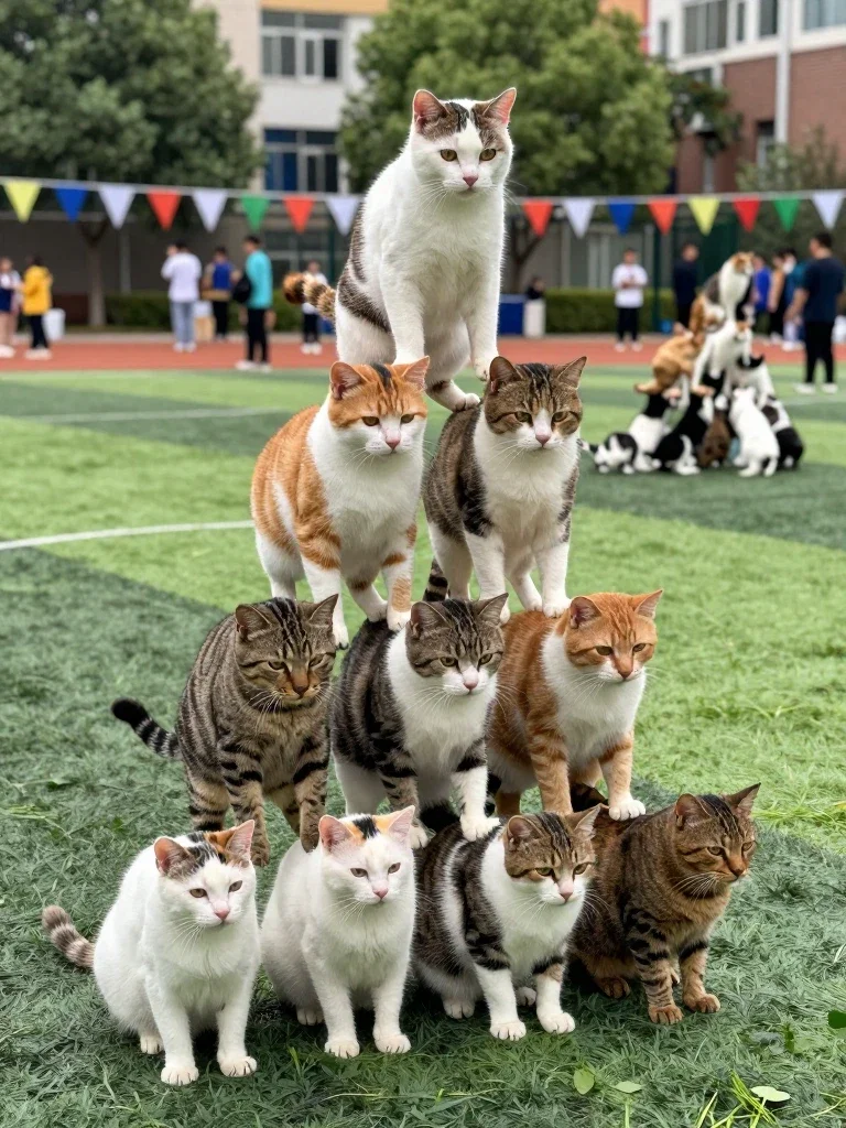 猫ピラミッド