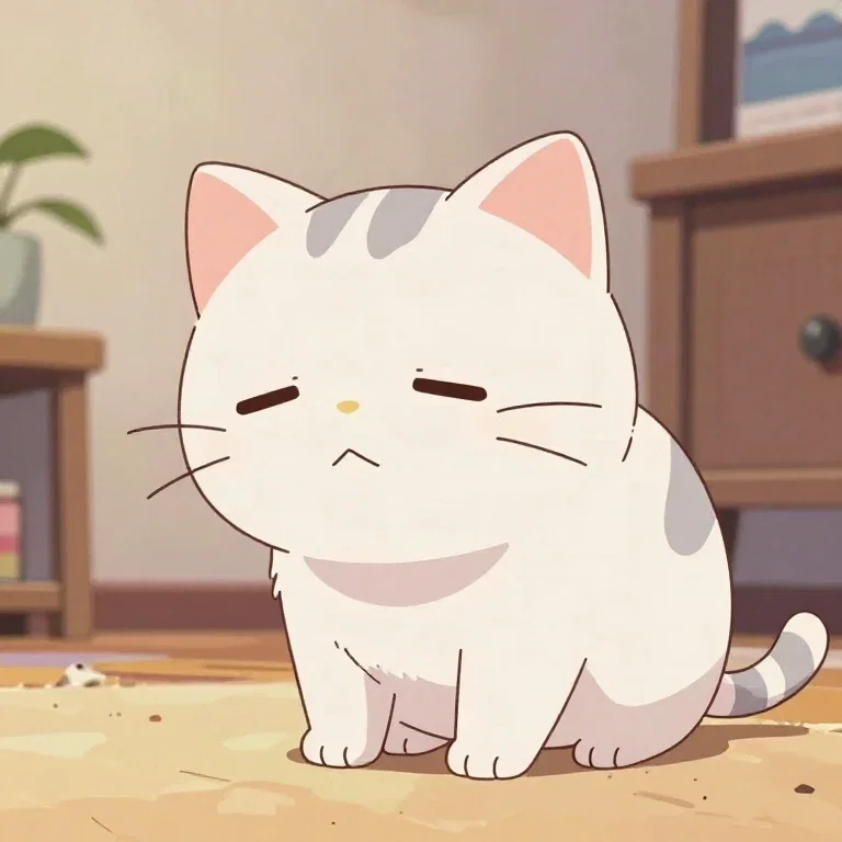 しょんぼりねこ