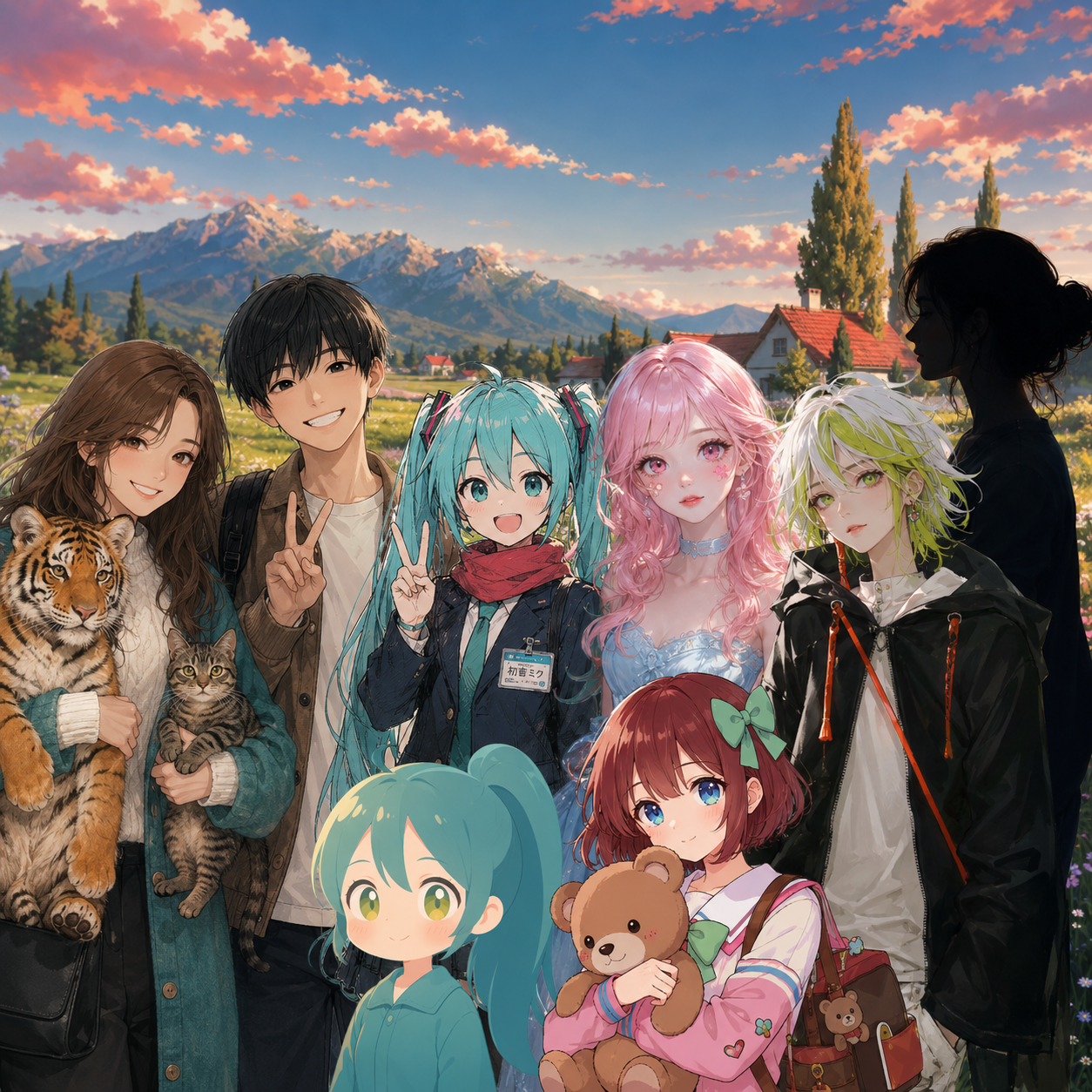 AI画像キャラ全員集合!