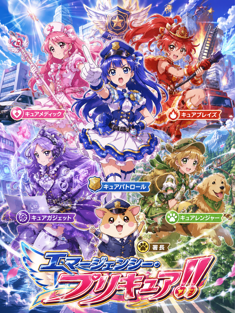 嘘番組「エマージェンシープリキュア!!」